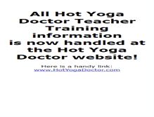 Tablet Screenshot of hotyogateacher.com